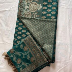 Jaamdani Suit (Shade of Green)