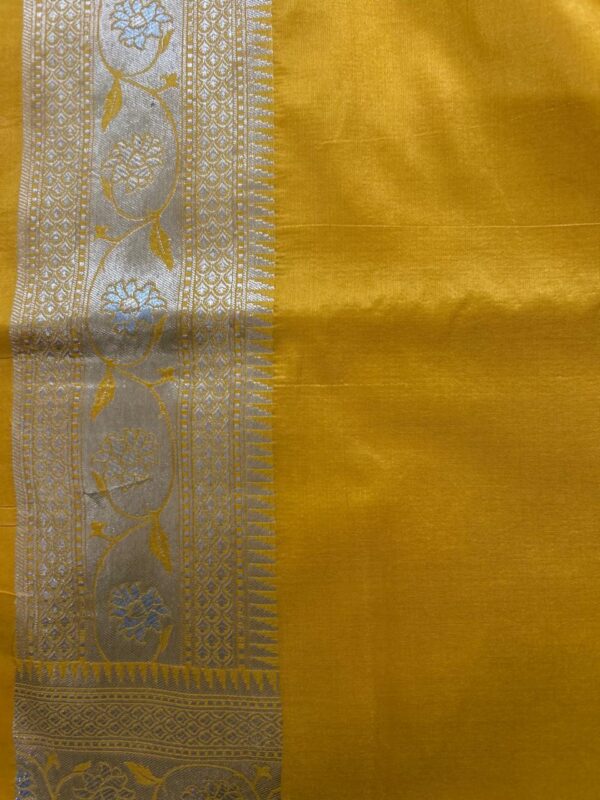 Yellow Uppada Jaal Saree - Image 2