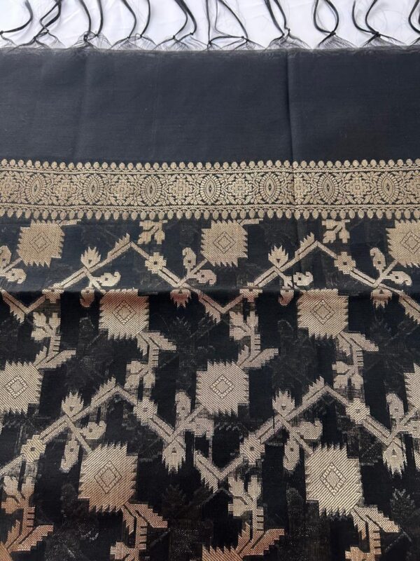 Chanderi Suit (Black) - Image 5