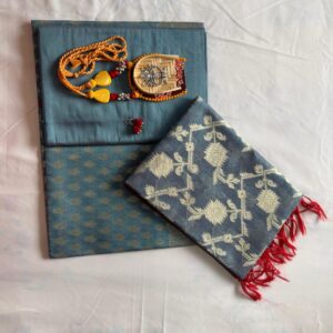 Chanderi Suit (Soft Blue)