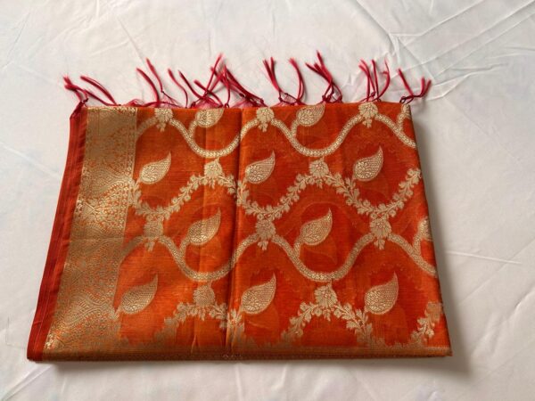 Red Chanderi Dupatta - Image 2
