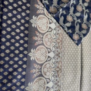 Jaamdani Suit (Blue)