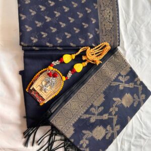 Chanderi Suit (Blue)