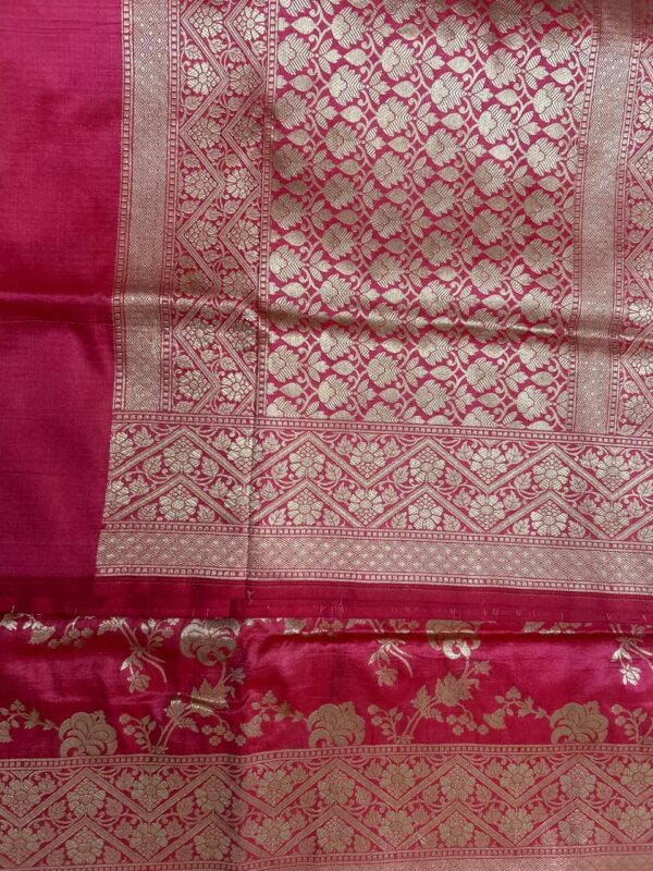 Katan Uppada Banarasi Saree - Image 5