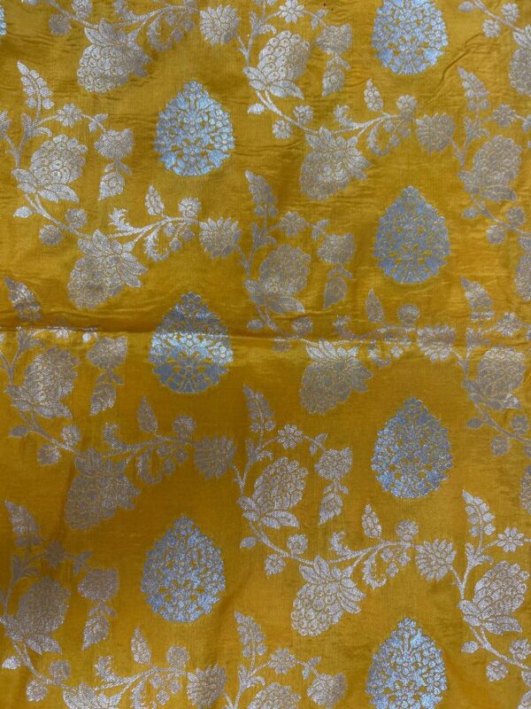 Yellow Uppada Jaal Saree - Image 6