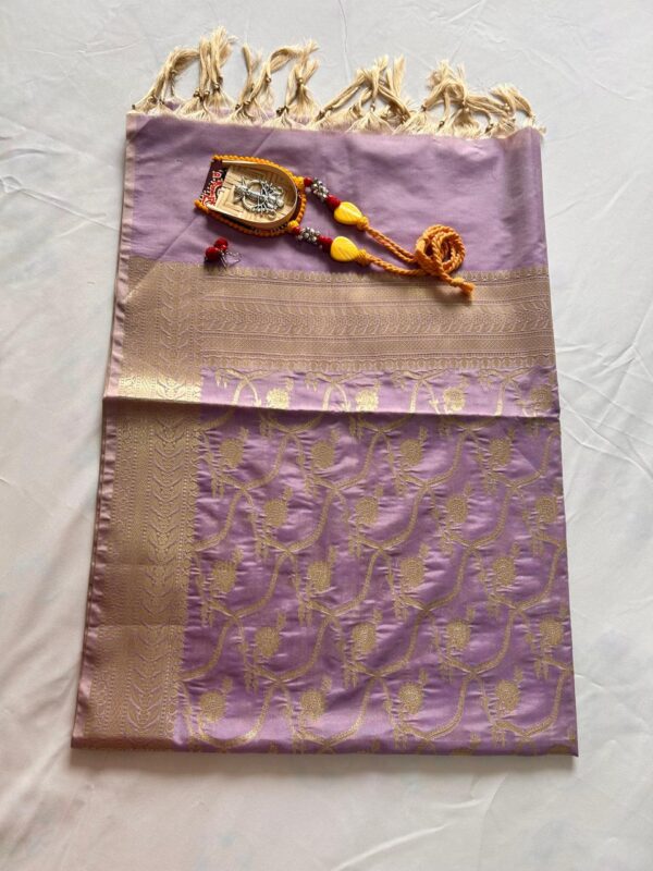 Soft Purple Banarsi Dupatta