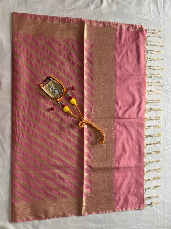 Silk Dupatta (Shade of Pink) - Image 2