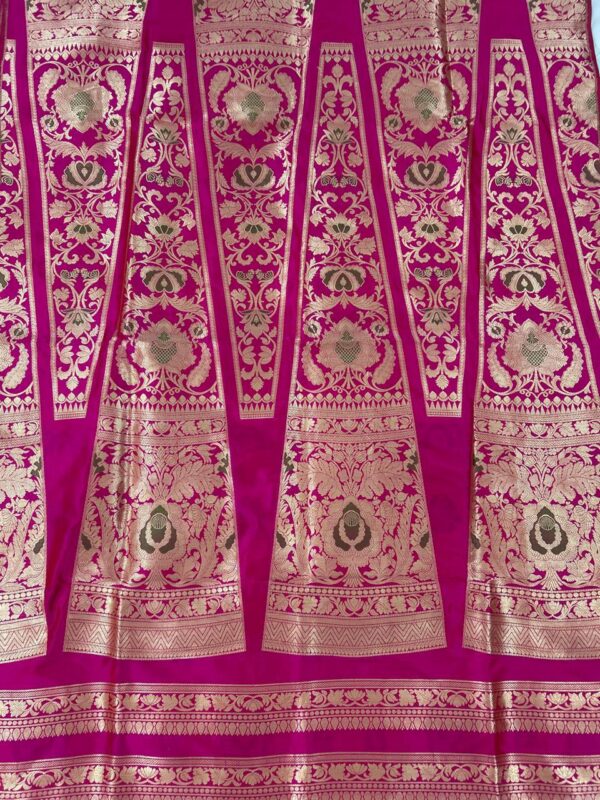 Pure Pink Karan Banarasi Minakari Lehanga - Image 3